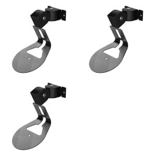 3X Wall Mount Bracket for Era 100, Wireless Speaker Space Saving Home Metal Wall Stand Holder, Black