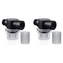 2X Water Pump Strainer Filter Set Include Twist  Pipe Strainer and Extra 50 Mesh Filter Screen, 1/2 Filter