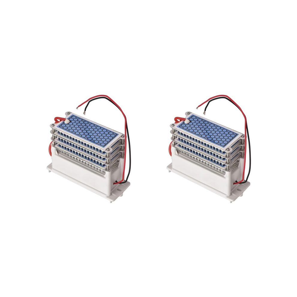2X Air Purifier Ozone Generator Integrated Ceramic Ozone Plate Washable Air Ozonizer Air Washer Remove Odor 220V 4712536795799