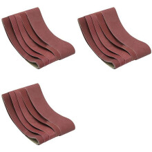 15 Pieces 100 X 915mm Sanding Belt 4 Inch X 36 Inch Sanding Screen Abrasive Band with 60 120 180 240 320 Girt