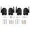 16PCS Universal Speaker Wall Mount Bracket Ceiling Stand Clamp with Adjustable Swivel and Tilt Angle Rotation 2