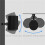 3X Wall Mount Bracket for  Era 100, Wireless Speaker Space Saving  Home Metal Wall Stand Holder, Black 4