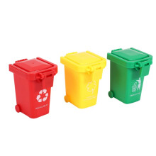 Toy Vehicles Garbage Truck'S Trash Cans, 9 Pack Toy Garbage Truck Replacement Parts, Simulated Trash Can