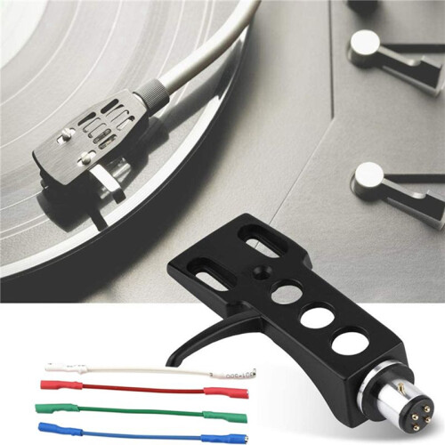 Turntable Phonograph Lead Headshell Stereo Cartridge Record Player Headshell Wires 12Pcs for Record Player Replacement 2