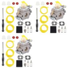 3X C1U-H60 Carburetor for Homelite 25Cc RY28141 UT33600 UT33650 308054013 308054012 String Trimmer Parts