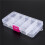 15pcs 10 Grid Electronic Component Parts Kits Plastic Storage Box Case 6