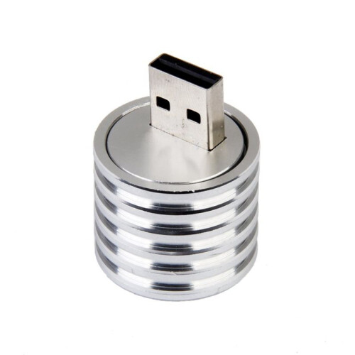 5X Aluminum 3W USB LED Lamp Socket Spotlight Flashlight White Light 1