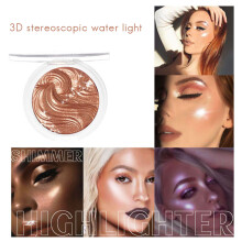 Professionelle Gesichts-Highlighter-Palette 8,5 g Wasserdichtes Puder-Deckel