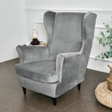 Housses élégantes pour fauteuils, amovibles et lavables en machine, pour fauteuils à oreilles, housses de canapé en spandex assurant un