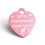 Union Jack heart shaped dog tag 5