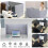 Foldable Desk Divider Privacy Panel with Noise Reduction and Splashproof Surface for Office and Students 100cm Grey 3
