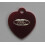 Union Jack heart shaped dog tag 7