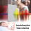 Foldable Acoustic Desk Privacy Panel for Noise Reduction, Freestanding Polyester Divider 60cm 5