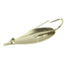 Visserijflutterlepel Metalen kunstaas Vervanging-Gouden 64 mm