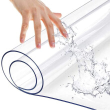 Clear Vinyl Chair Mat for Hard Floors, Heavy Duty Waterproof AntiScratch Floor Protector Roll 2mm Thick