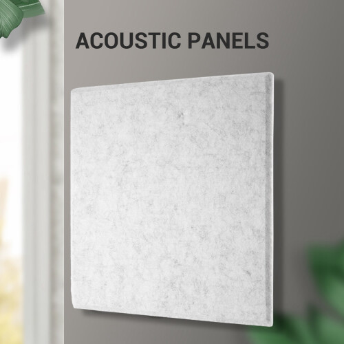 6 PeçAs Painel de AbsorçãO AcúStica 12 Polegadas X 12 Polegadas X 0,4 Polegadas Acolchoamento À Prova de Som para Isolamento de Eco Baixo