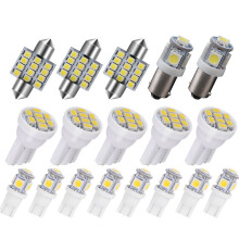 6000K White LED Interior Light Bulb Package for 4Runner 18Pcs Inside Light Dome Trunk Map License Plate Lamp Bulb