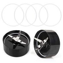 2Pack Blade, QT Blade Replacement Parts with Extra Gaskets Compatible with 250W Blender Juicer Mixer