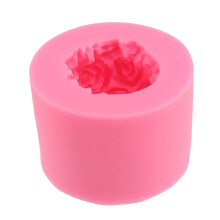 Muffa del Sapone Della Muffa Della Candela Della Sfera Della Rosa 3D di 2 Pacchetti, Stampo nel Silicone per la di Candele DIY, Sapone Fatto un