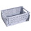 Collapsible Crate Plastic Folding Storage Box Basket Utility Cosmetic Container Gray 1