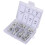 70PCS Ceiling Hooks Heavy Duty Screw Cup Hook for Bathroom Kitchen Wall Ceiling Hanging Various Size Combination Package 1