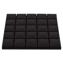 6 Pcs Sound-Absorbing Foam Board,Wedge Board,for Studio Home Wall Ceiling Sound-Absorbing Foam,25 Block Mushroom Design
