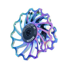 MEIJUN Colorful Bike Rear Derailleur Pulley Aluminum Alloy Rear Derailleur 13T Guide for Mountain Bike