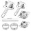 Set per Gnocchi da 7 Pezzi, Easy Dumpling Maker e Cuter, Stampo per Gnocchi per Gnocchi Pie Pasticceria Accessorio da Cucina 2