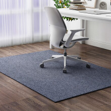 Grey Chair Mat for Hardwood Floor, Thick Non Slip Office Rug Runner for Rolling Chairs, Soundproof Floor Protection 120x300cm