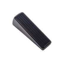 Heavy Duty Door Stopper Wedge, NonSlip Door Stop for All Floors, Protects Walls, Dark Grey