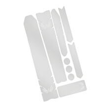 Verdikte fietsvoorvork transparant, beschermsticker,-patroon 2