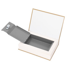 Robuste Buchsafe mit Schlüssel – Versteckter Aufbewahrungsbox für Zuhause & Reise 22 cm
