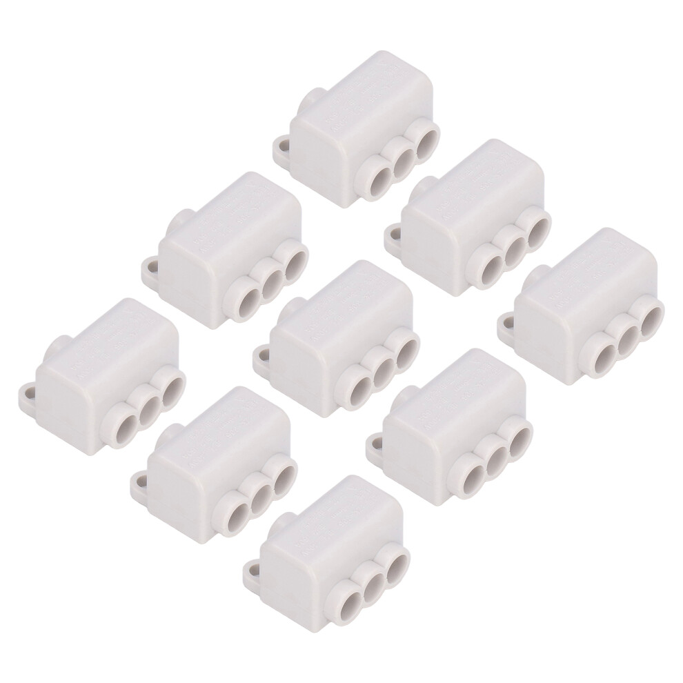 Cable Splitter 9Pcs Flame Retardant T Type Cables Combiner 400V 60A High Power 9391376084352