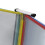 Wall Mounted Reference System for Instant Document Access, Color Coded Flip Display Organizer H 4