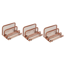 Desktop File Organizer 3Piece Vertical Letter Sorter and Magazine Holder for Home Office