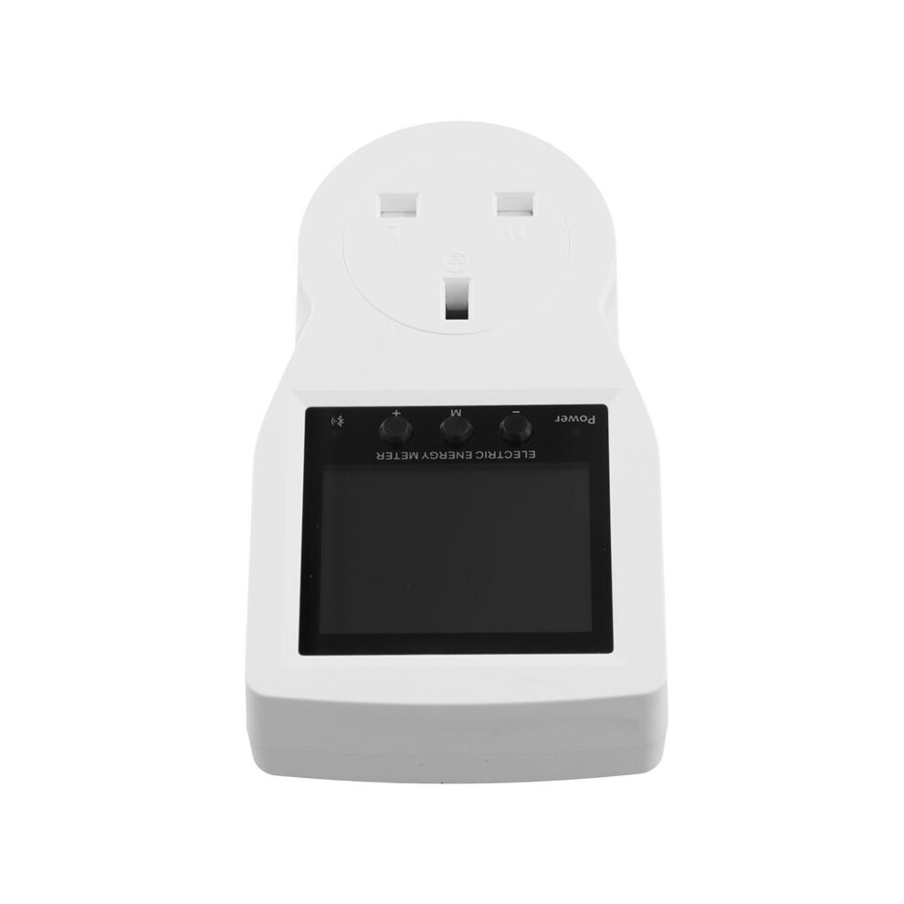 Tuya Wifi Socket 16A Digital Wattmeter Voltmeter Power Meter Electricity Consumption Kwh Meter Uk Plug 6033247834125