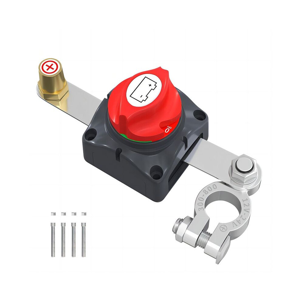 Battery Disconnect 12V-48V Waterproof Marine Top Post Battery Disconnect 12V Battery Cut Off Master 6032298702841