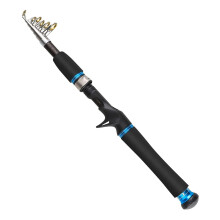 Canne da Pesca Canna da Pesca Telescopica Resistente Leggera Sensibile Fibra di Carbonio da 2,1 M Ultraleggera da Viaggio Pesca Alla Trota