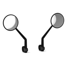 2PZ Specchietto Retrovisore Scooter Vista Posteriore Specchietto per Bicicletta Compatibile per 1S / M365 / Pro ES1 2 3 Scooter