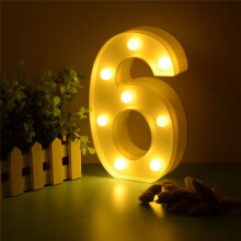 Wedding Bar Wall Night Light Decorations RGB Number Light for Boy Girl Gift Birthday Christmas Wedding