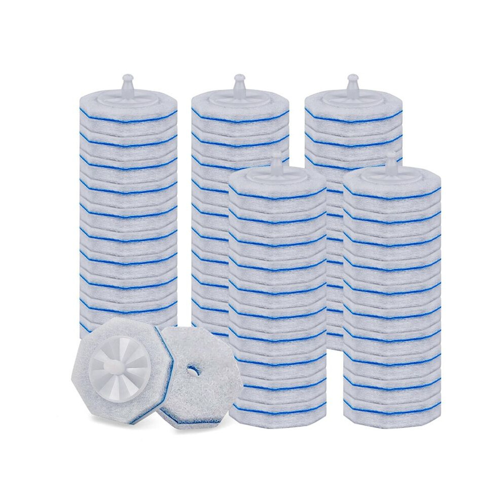 50 Count Disposable Toilet Bowl Wand Refills Suitable For Upgrade Wand Heads For Toilet Cleaning Tauoh