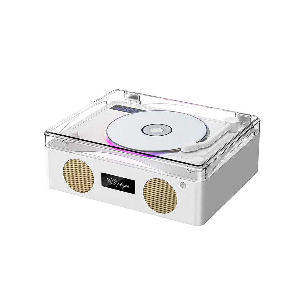 Lossless 5.0 Cd Player With Led Ambient Built-In Speaker Hifi Music Player Fm Radio Playback Player Light 6033763644727