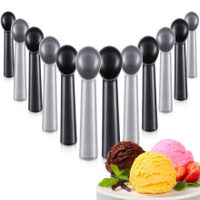 12 Pcs Ice Cream Scoop 7 Inch Nonstick Anti Freeze Ice Cream Scooper Aluminum Design Dessert Spoon