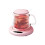 2PCS Thermostatic Heating Coaster USB Home Heating Coaster 3-Speed Adjustment Heating 55 Degrees Constant Temperature 1