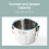 Stainless Steel Vegetable Stuffing Squeezer 1.5L Manual Dumpling Stuffing Squeezer Vegetable Drainer 5