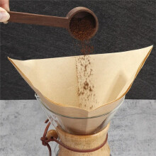 50 Stuks Vierkante Koffiefilters voor 3-10 Kopjes, Natuurlijk, Ongebleekt, Wegwerpkoffiefilter, Gemakkelijk Mee Te Nemen, Koffiezetapparaat voor Thuis
