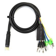 1PZ 60Cm E-Bike 9Pin Convert Cavo di Prolunga Converti Connettore Impermeabile per Motori Mozzo Ruota Posteriore Bafang Anteriore
