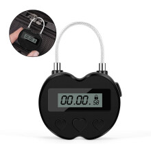 Minuterie éLectronique Multifonctions de , Affichage à Cristaux Liquides, Affichage à Cristaux Liquides, de Cadenas Temporel Rechargeable USB