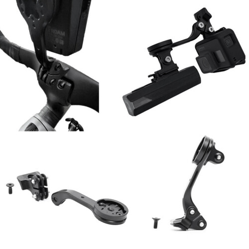 For  Madone SLR Slr6 Slr8 Bicycle Computer Bracket and Double   Base for IGPS  Xoss Odometer Bracket 2