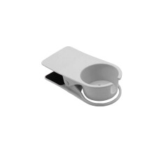Desk Cup Holder Clamp, Clip On Cup Holder for Desk, Spill Proof, Fits up to 4 cm